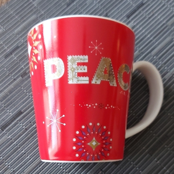 Starbucks Holiday Mug with Red and Gold Accents - Picture 3 of 7